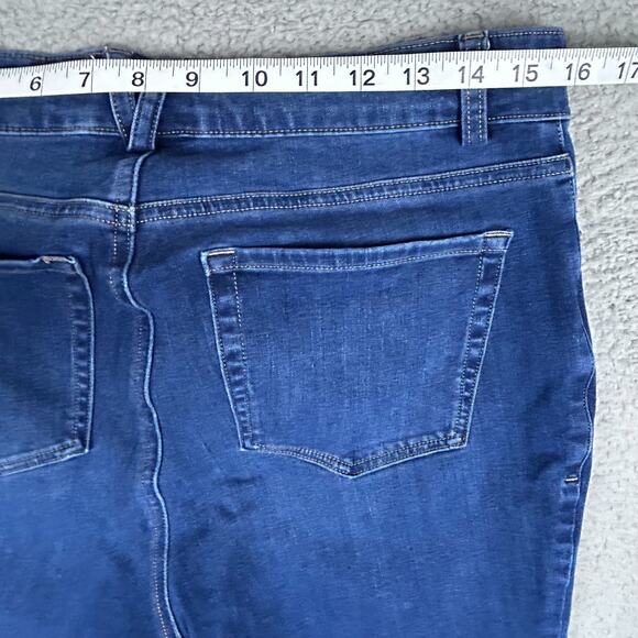 Duluth Trading Co Womens Straight Leg Jeans Size 10 Short Blue Denim 5 Pocket - Picture 11 of 13